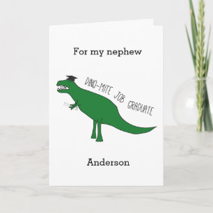 Dinosaur Kindergarten Preschool Afstuderen Kaart