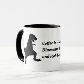 Dinosaur-koffie Mok (Voorkant links)