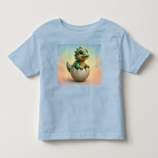~ Dinosaur komt uit het ei 1940s ~ Schattig ~ Kinder Shirts