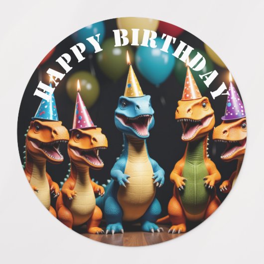 Dinosaur Labels (Design 1)