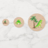 Dinosaur Land Cute Dino Confetti (Voorkanten)