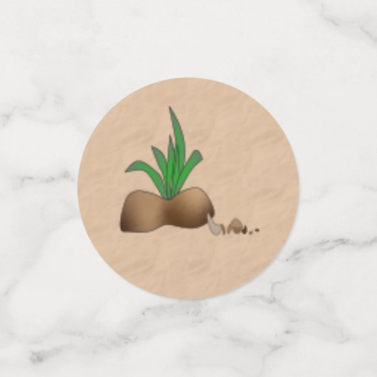 Dinosaur Land Cute Dino Confetti (Kleine voorkant)