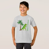Dinosaur Land Cute Dino T-shirt (Voorkant volledig)