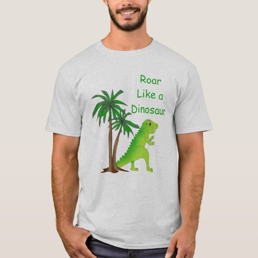 Dinosaur Land Cute Dino T-shirt (Voorkant)