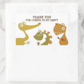 Dinosaur Land Dank U Sticker (Tas)