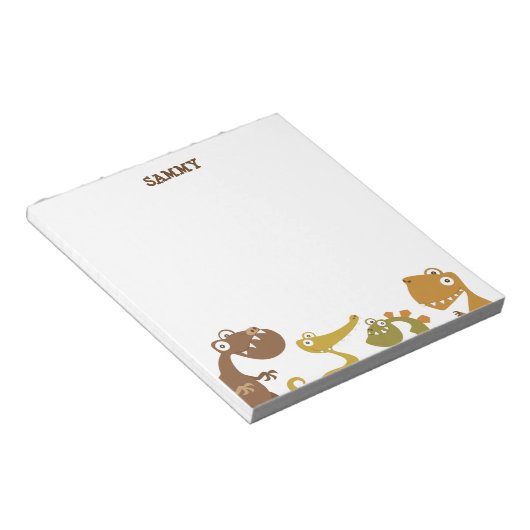 Dinosaur Land Notitieblok (Schuin)