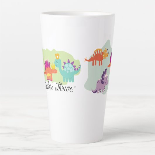 Dinosaur Latte Mok (Voorkant)