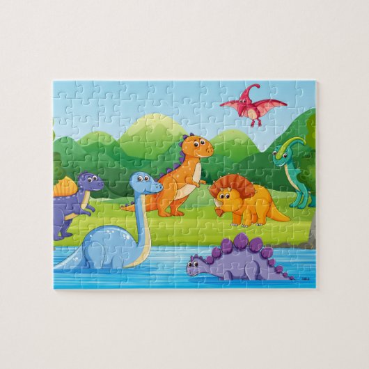 Dinosaur Legpuzzel (Horizontaal)