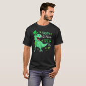 Dinosaur Leprechaun Happy St Pat T-Rex St Patrick' T-shirt (Voorkant volledig)