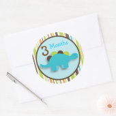 Dinosaur Lil DIno Boy Monthly Milestone Stickers (Envelop)