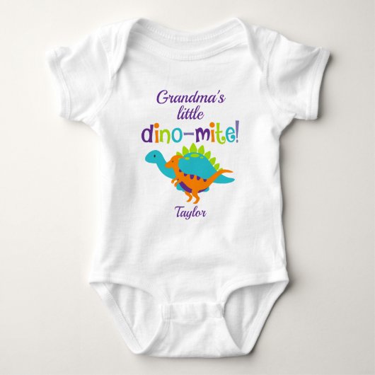 Dinosaur Little Dinomite Romper (Voorkant)