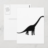 Dinosaur - Longnek Briefkaart (Voorkant / Achterkant)