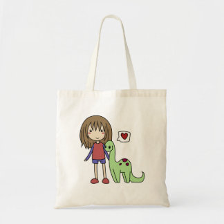 Dinosaur Love Bag Tote Bag