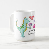 Dinosaur Love Koffiemok (Voorkant links)