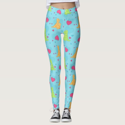 Dinosaur Love Leggings (Voorkant)