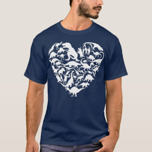 Dinosaur Love Shirt for Boys Girls Kinder Day Dino