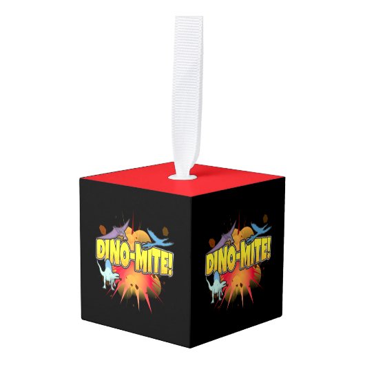 Dinosaur Lover Dynamite Dino-mite Pun Decoratie (Voorkant hoekig)