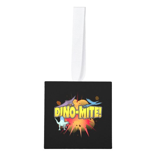 Dinosaur Lover Dynamite Dino-mite Pun Decoratie (Voorkant)