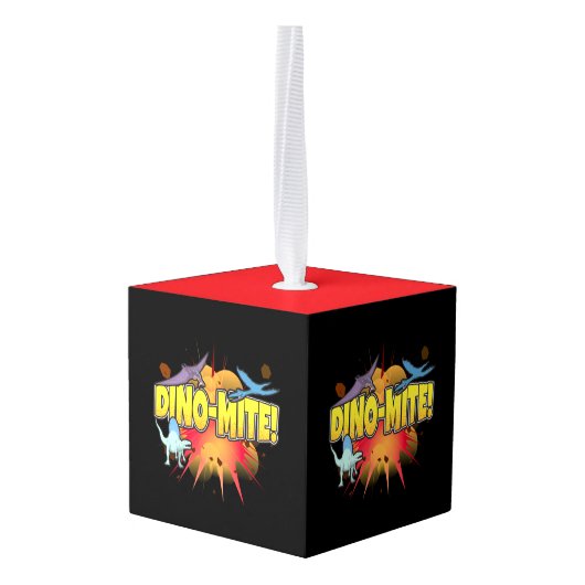 Dinosaur Lover Dynamite Dino-mite Pun Decoratie (Achter hoekig)