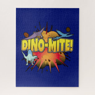 Dinosaur Lover Dynamite Dino-mite Pun Legpuzzel