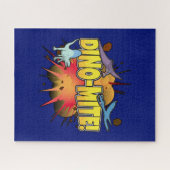 Dinosaur Lover Dynamite Dino-mite Pun Legpuzzel (Horizontaal)