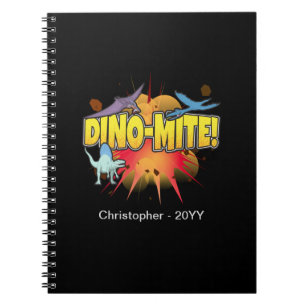 Dinosaur Lover Dynamite Dino-mite Pun Notitieboek