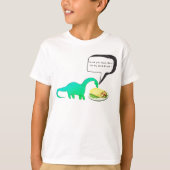 Dinosaur Lunch Break Burrito Funny T-Shirt (Voorkant)