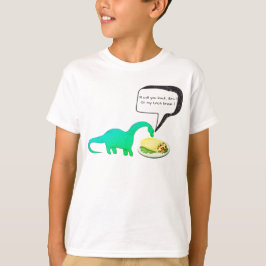 Dinosaur Lunch Break Burrito Funny T-Shirt