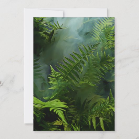 Dinosaur maakt zich klaar voor een ROAR-uitnodigin Kaart (Achterkant)