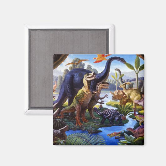 Dinosaur Magnet (Voorkant / Achterkant)