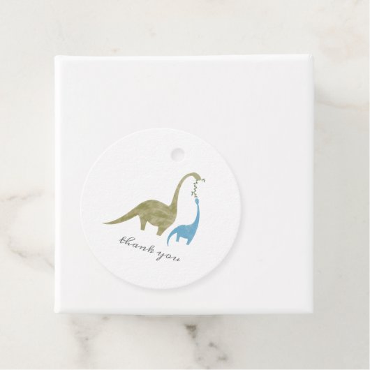 Dinosaur Mama en Baby shower Bedankjes Labels (In situ)