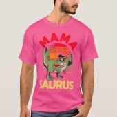 Dinosaur Mama Funny Dino Moeder Grappig T-shirt (Voorkant)