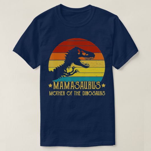 Dinosaur Mamasaurus  Rex Lover Boy Familie T-shirt (Design voorkant)