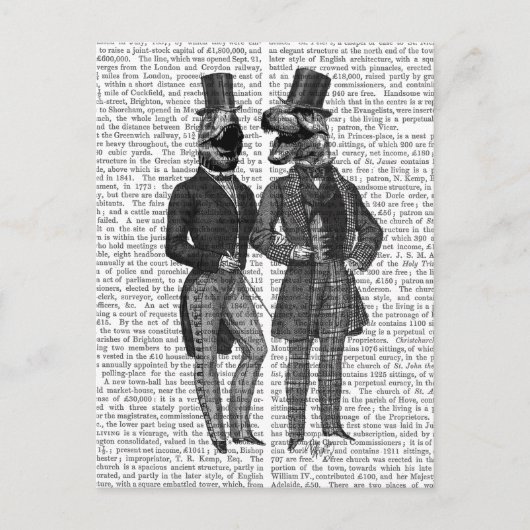 Dinosaur Mannen luiden de nacht uit Briefkaart (Voorkant)