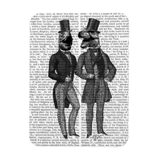 Dinosaur Mannen luiden de nacht uit Magneet (Verticaal)