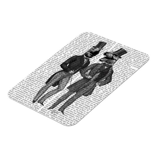 Dinosaur Mannen luiden de nacht uit Magneet (Linkerzijde)