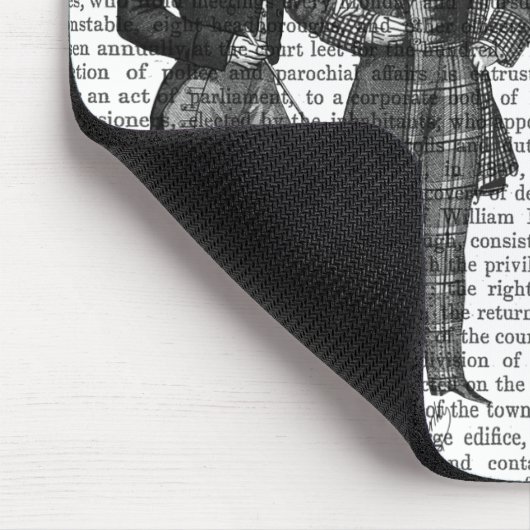 Dinosaur Mannen luiden de nacht uit Muismat (Hoek)