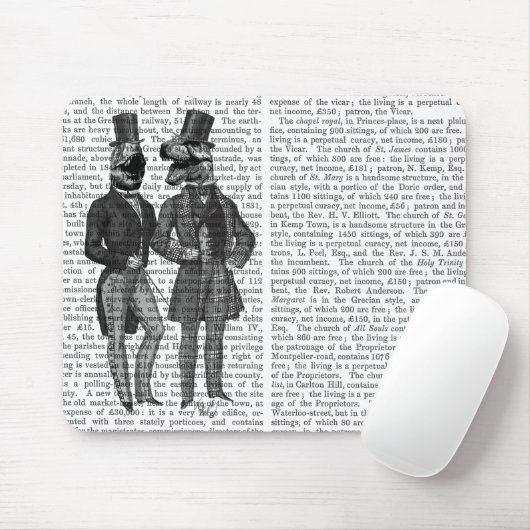 Dinosaur Mannen luiden de nacht uit Muismat (Met muis)