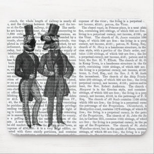 Dinosaur Mannen luiden de nacht uit Muismat