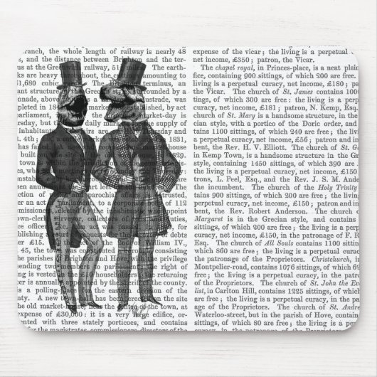 Dinosaur Mannen luiden de nacht uit Muismat (Voorkant)