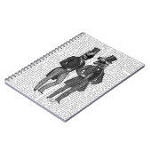 Dinosaur Mannen luiden de nacht uit Notitieboek (Linkerzijde)