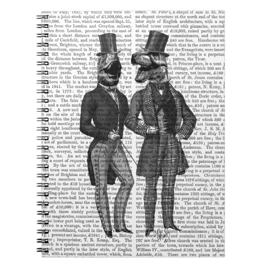 Dinosaur Mannen luiden de nacht uit Notitieboek (Voorkant)