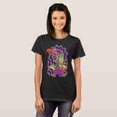 Dinosaur Mardi Gras Party Parade Shenanigans Carni T-shirt (Voorkant volledig)