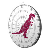 Dinosaur Maroon Dartbord (Voorkant Rechts)