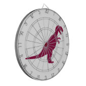 Dinosaur Maroon Dartbord (Voorkant Links)
