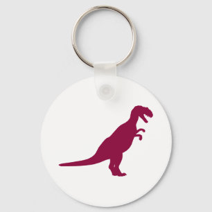 Dinosaur Maroon Sleutelhanger