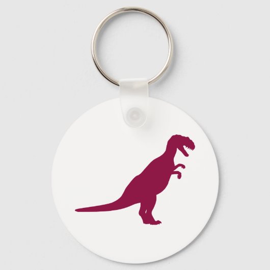 Dinosaur Maroon Sleutelhanger (Voorkant)