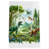 Dinosaur Medium Cadeauzakje (Achterkant)