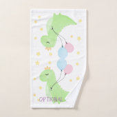 Dinosaur met ballonnen bad handdoek (Handdoek)