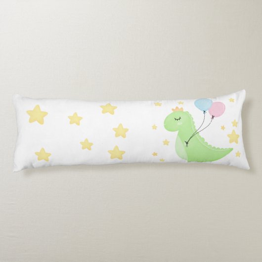 Dinosaur met ballonnen lichaamskussen (Achterkant)